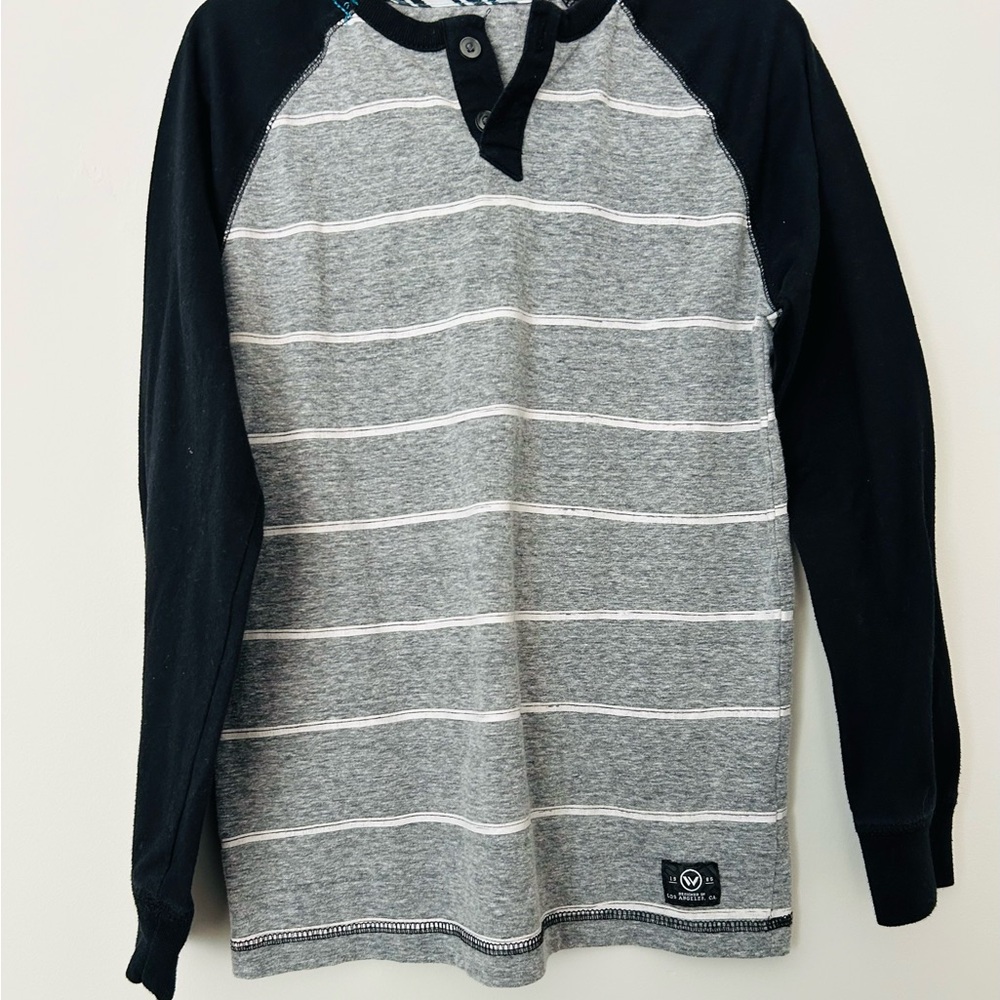 Los Angeles Apparel Black and Gray Shirt for boys